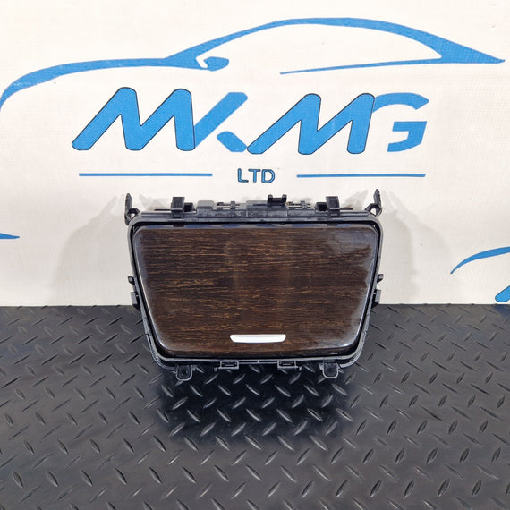 11-18 BMW 6 SERIES F06 GENUINE CENTRE CONSOLE CUP HOLDER WOOD FINISH 9197227