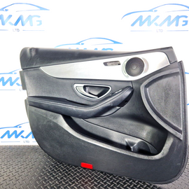 14-21 MERCEDES BENZ C200d W205 FRONT LEFT DOOR CARD PANEL A2228200202