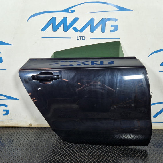 10-18 AUDI A7 4G S-LINE GENUINE REAR RIGHT O/S/R COMPLETE DOOR BLACK L8Z9Y