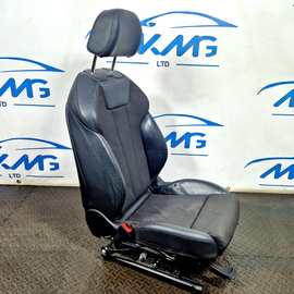 16-19 AUDI A4 B9 S-LINE FRONT PASSENGER HEATED HALF LEATHER SEAT