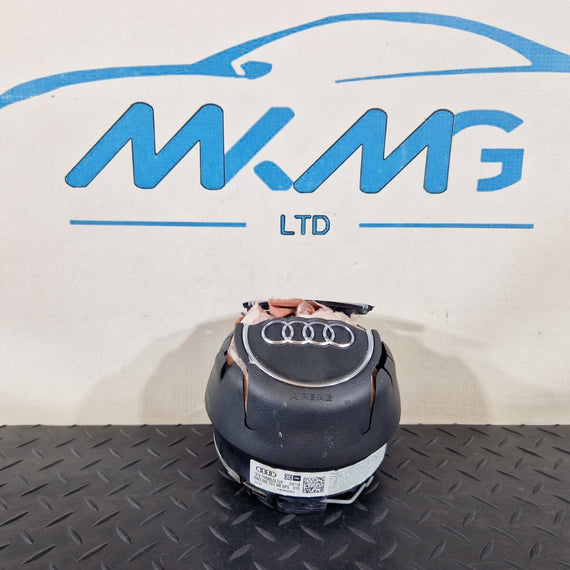 16-19 AUDI A4 B9 GENUINE OEM DEPLOYED STEERING WHEEL SAFETY BAG 8W0880201AR