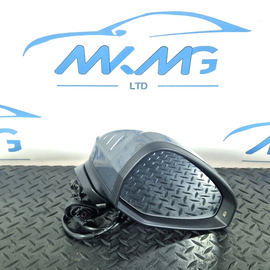 16-19 AUDI A4 B9 O/S RIGHT MANUAL FOLDING WING MIRROR GREY X7R