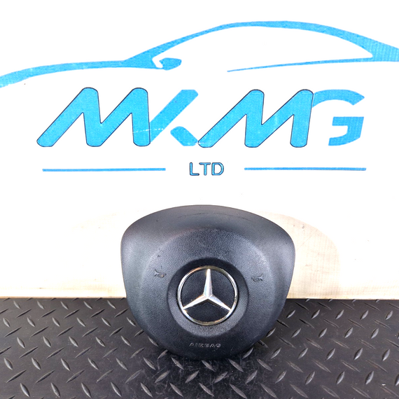 16-19 MERCEDES BENZ GLE W166 GENUINE STEERING WHEEL SRS AIR BAG A0008609500