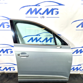 16-20 AUDI Q7 4M S-LINE OEM FRONT RIGHT O/S COMPLETE DOOR FLORETT SILVER LZ7G
