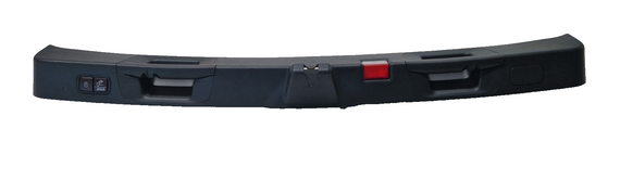 16-22 MERCEDES BENZ X253 BOOT TRUNK LOCK COVER TRIM PANEL A2537400172