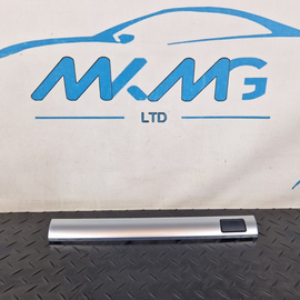 10-13 BMW X5 E70 LCI GLOVE BOX SWITCH LOCK SILVER DASH TRIM 6956694 6949309