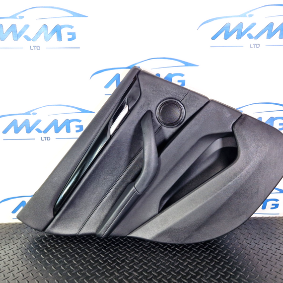 16-22 BMW X1 F48 GENUINE FRONT PASSENGER SIDE DOOR CARD PANEL IN BLACK