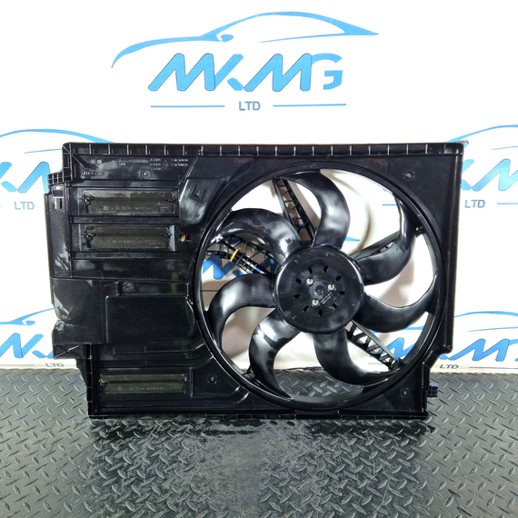 16-22 BMW X1 F48 GENUINE RADIATOR FAN & HOUSING 7617609 7636070