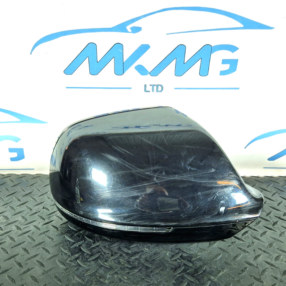 12-17 AUDI Q5 S-LINE 8R GENUINE RIGHT POWER FOLD O/S WING MIRROR GLASS BLACK Y9T