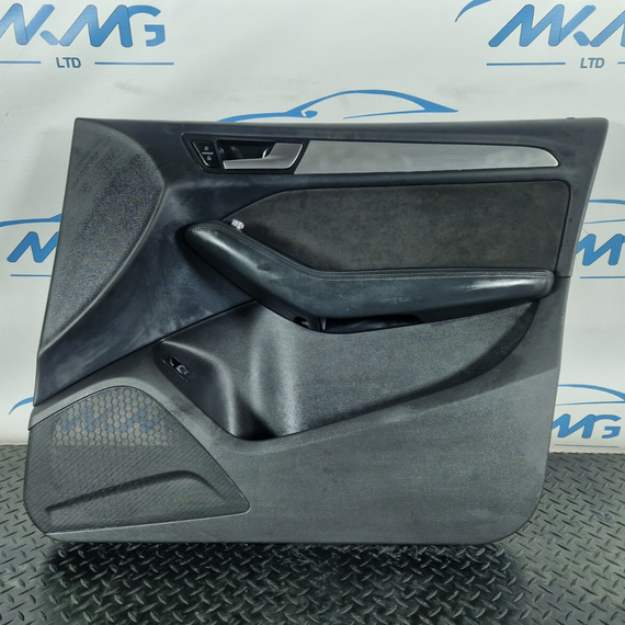 12-17 AUDI Q5 8R OEM FRONT RIGHT O/S DOOR CARD PANEL ALCANTARA TRIM 4G2867104B