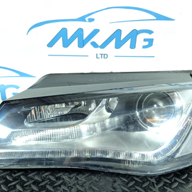 10-17 AUDI A8 4D GENUINE FRONT LEFT N/S GENUINE HEADLIGHT 4H0941029 (DAMAGED)