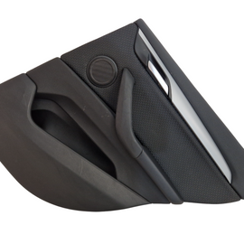 16-22 BMW X1 F48 REAR RIGHT SIDE DOOR CARD PANEL IN BLACK