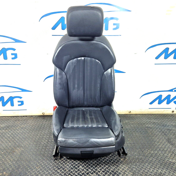 10-18 AUDI A7 4G S-LINE OEM FRONT LEFT PASSENGER SIDE SEAT LEATHER 8T0881545