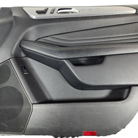 11-19 MERCEDES BENZ ML W166 OEM FRONT RIGHT O/S BLACK LEATHER DOOR CARD PANEL
