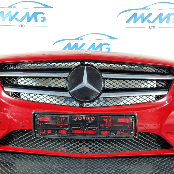 12-18 MERCEDES BENZ B-CLASS W246 SPORT GENUINE COMPLETE BUMPER JUPITER RED 589