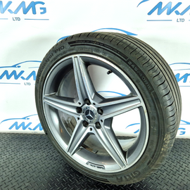 14-21 MERCEDES CLASS W205 AMG 18" INCH ALLOY & TYRE (RUNFLAT)  8.5J A2054011200