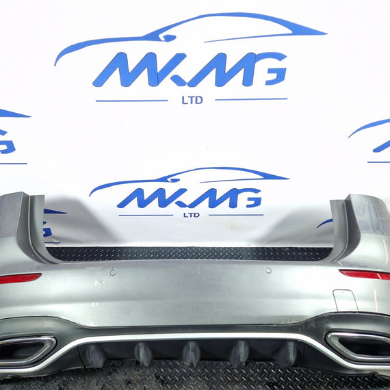 19-ON MERCEDES BENZ B CLASS AMG LINE PREM W247 REAR BUMPER IN MOUNTAIN GRAY 787