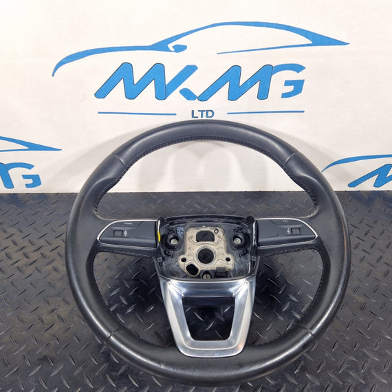 16-19 AUDI A4 B9 GENUINE MULTIFUNCTIONAL LEATHER STEERING WHEEL 8W0419091AS