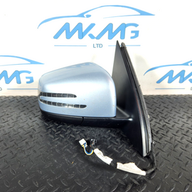 11-19 MERCEDES ML W166 FRONT RIGHT O/S DRIVER WING MIRROR SILVER 988 POWER FOLD