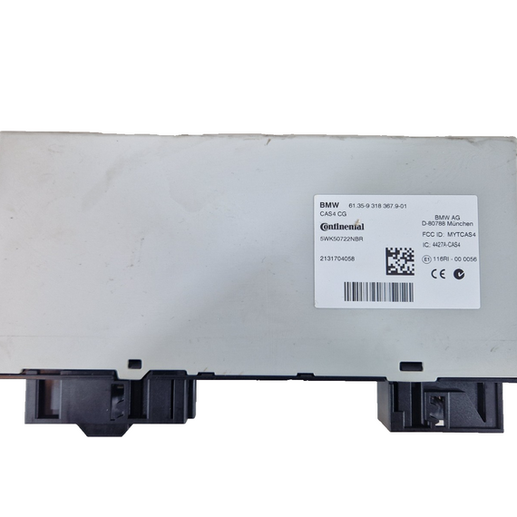 11-18 BMW 6 SERIES F13 KEY READER CONTROL MODULE 9318367
