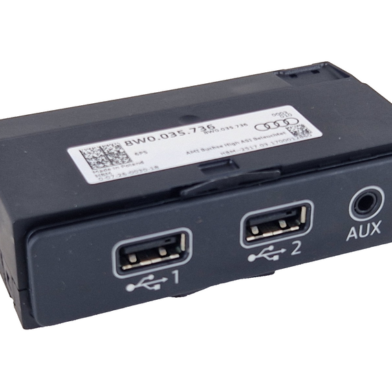 17-24 AUDI S5 F5 GENUINE DOUBLE TWIN AUX USB PORT SOCKET CONNECTION 8W0035736