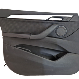 16-22 BMW X1 F48 FRONT PASSENGER SIDE DOOR CARD PANEL IN BLACK