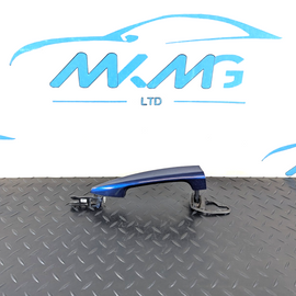 16-22 BMW X1 F48 GENUINE OEM RIGHT SIDE EXTERIOR DOOR HANDLE BLUE 7305015