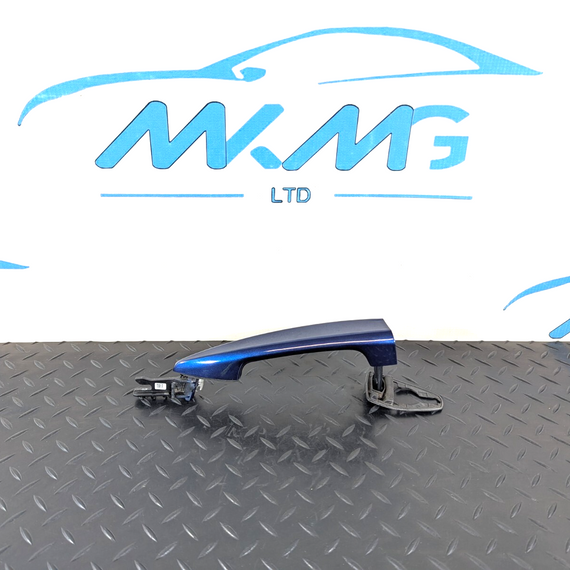 16-22 BMW X1 F48 GENUINE OEM RIGHT SIDE EXTERIOR DOOR HANDLE BLUE 7305015