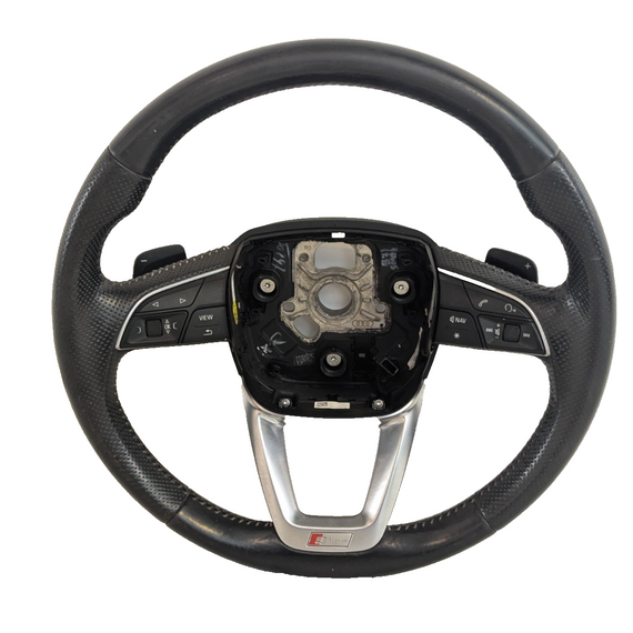 16-20 AUDI Q7 4M GENUINE S-LINE MULTIFUNCTION STEERING WHEEL 4M0419698