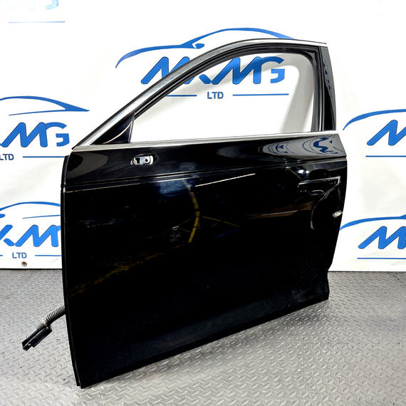 16-19 AUDI A4 B9 AVANT FRONT LEFT PASSENGER SIDE COMPLETE DOOR IN BLACK LY9B