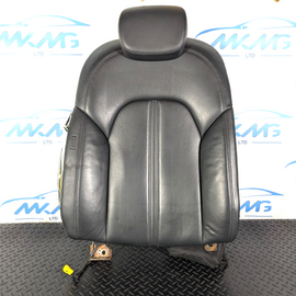 10-17 AUDI A8 4H  REAR O/S RIGHT BLACK LEATHER BACK REST 4H0885274 DAMAGED