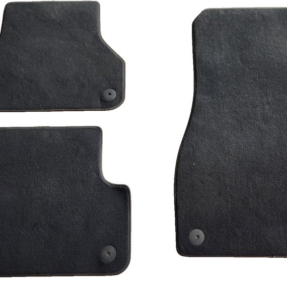 16-19 AUDI A4 B9 GENUINE OEM INTERIOR FLOOR MATS SET OF 3 8W2863691 8W0864450