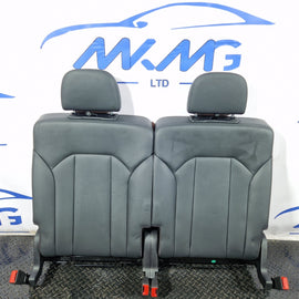 16-20 AUDI Q7 4M GENUINE 3RD ROW BLACK LEATHER SEAT BACKREST