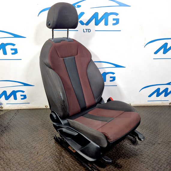 16-19 AUDI A4 B9 GENUINE FONT RIGHT DRIVER SIDE CLOTH SEAT WITH HEADREST