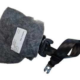 16-20 AUDI Q7 4M REAR LEFT N/S PASSENGER SIDE SEAT BELT 4M0857805B