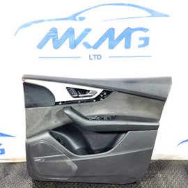 16-20 AUDI Q7 4M OEM FRONT RIGHT ALCANTARA DOOR CARD PANEL COVER 4M2867106