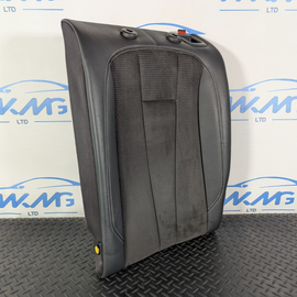 16-19 AUDI A4 B9 S-LINE OEM REAR LEFT N/S HALF BLACK HALF LEATHER SEAT BACKREST