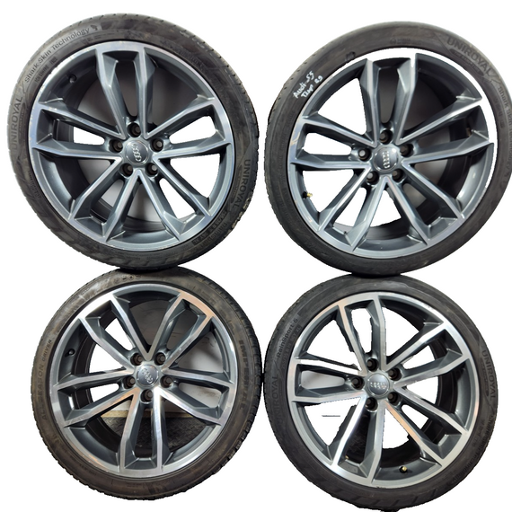 17-24 AUDI S5 F5 GENUINE SET OF ALLOY WHEEL X4 8W0601025DF/DG 255/35R19 8.5J