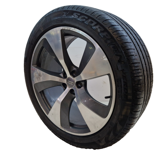 16-20 AUDI Q7 4M S LINE 21” 9.5J ALLOY WHEEL & TYRE 285/40 R21 4M0601025E