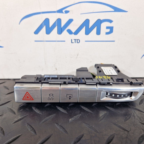 10-17 AUDI A8 4H HAZARD EMERGENCY ESP DISPLAY CONTROL SWITCH PANEL 4H2959673D