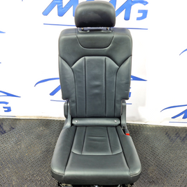 16-20 AUDI Q7 4M GENUINE REAR RIGHT 2ND ROW BLACK LEATHER SEAT WITH HEADREST
