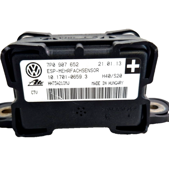 10-15 AUDI Q7 4L YAW RATE ESP SPEED MULTIPLE SENSOR UNIT 7P0907652
