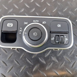 MERCEDES BENZ A CLASS W177 HEADLIGHT LIGHT PARKING BRAKE SWITCH CONTROL PANEL