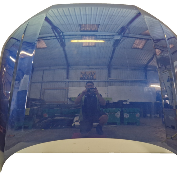 16-19 AUDI A4 B9 GENUINE BONNET PANEL IN BLUE LX5Q
