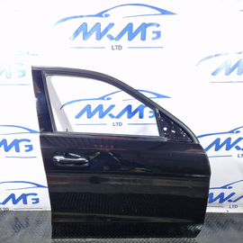16-19 MERCEDES BENZ GLE W166 FRONT RIGHT O/S DRIVER COMPLETE DOOR IN BLACK 197