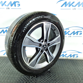14-21 MERCEDES BENZ C CLASS W205 17INC ALLOY WHEEL & TYRE A2054010800 7Jx17H2