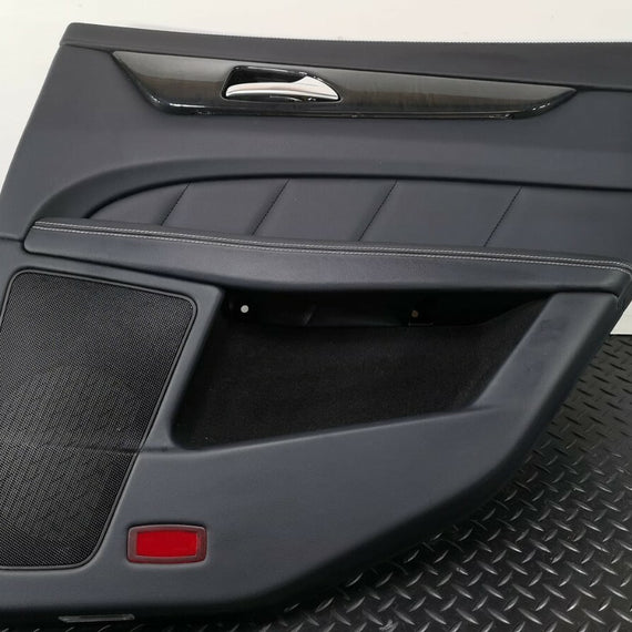 2015 MERCEDES BENZ CLS W218 AMG REAR RIGHT DRIVER SIDE DOOR CARD PANEL IN BLACK 