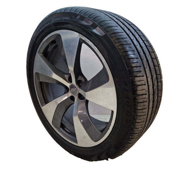 16-20 AUDI Q7 4M S LINE 21” 9.5J ALLOY WHEEL & TYRE 285/40 R21 4M0601025E