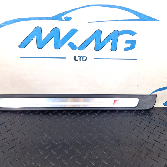 10-18 AUDI A7 4G S-LINE DOOR SILL COVER TRIM FRONT LEFT PASSENGER SIDE 4G8853373