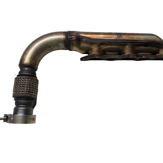 16-20 AUDI Q7 4M 3.0 DIESEL CRTC LEFT EXHAUST MANIFOLD CYLINDER 4-6 059253033CC